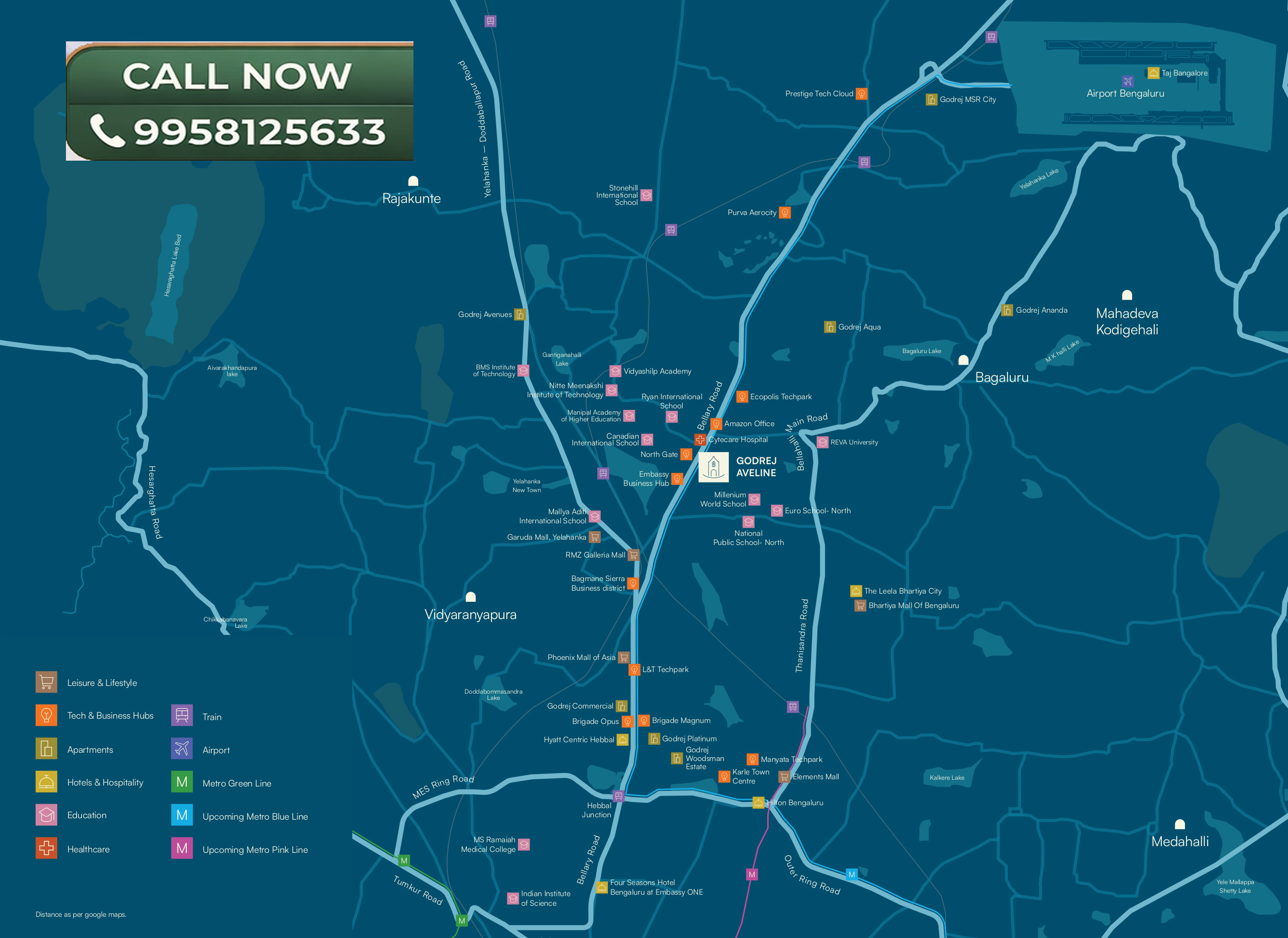 Godrej Aveline Location Map